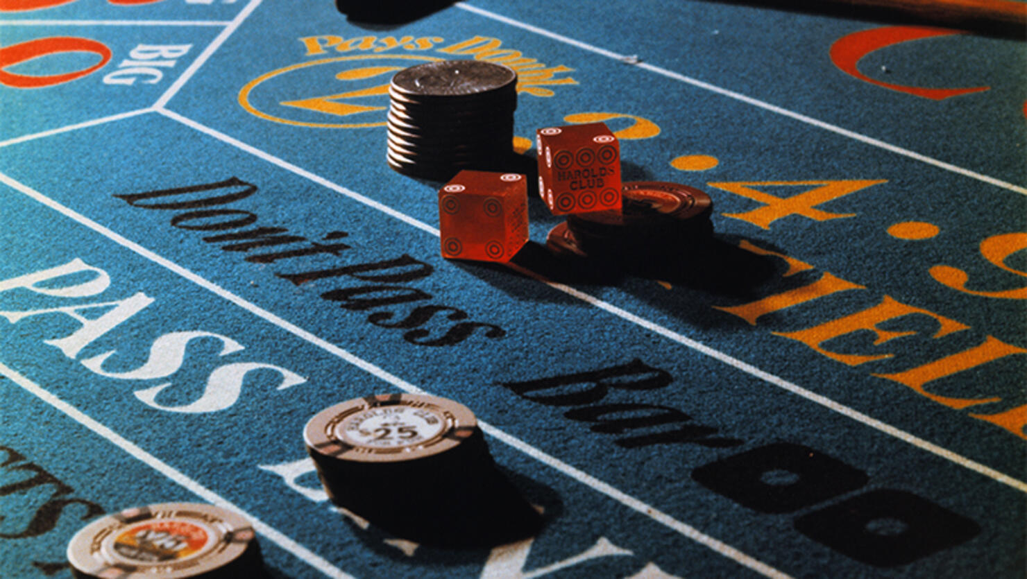 Craps table