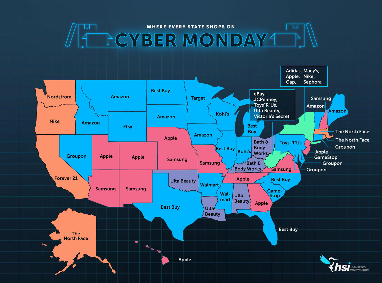 What Are The Best Cyber Monday Deals In Every State? | iHeart