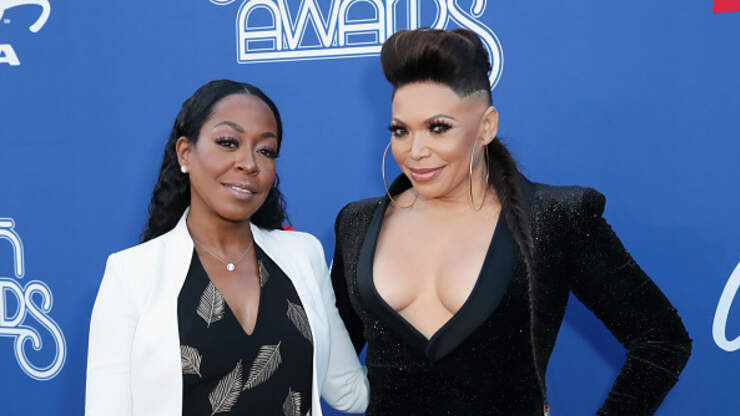 Tichina Arnold And Tisha Campbell Host Soul Train Music