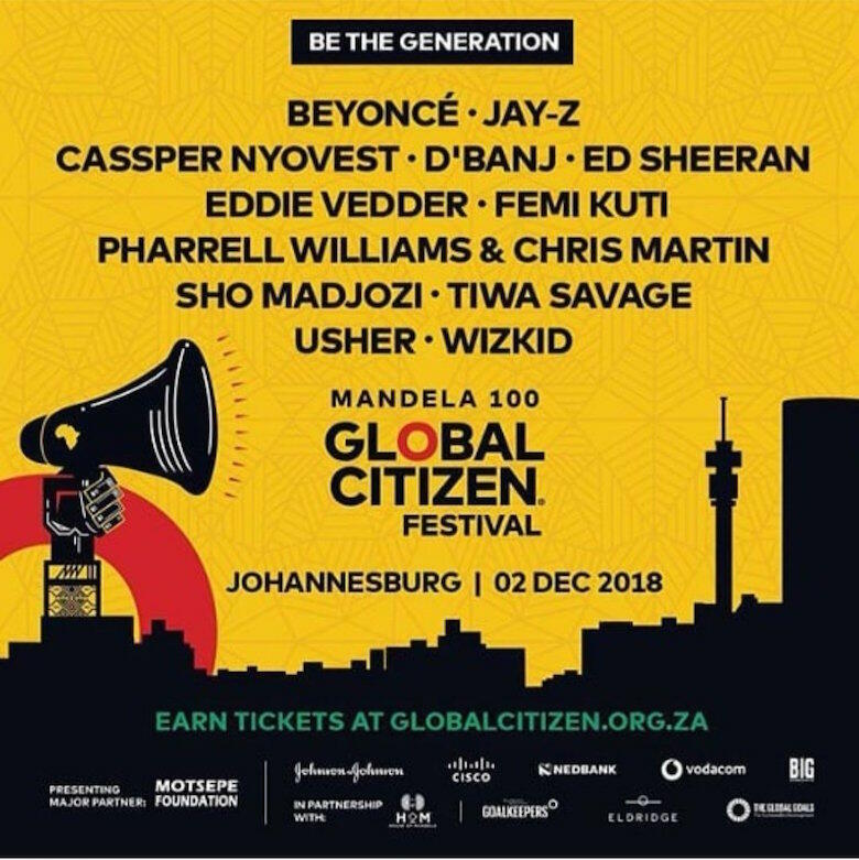 How To Stream Global Citizen Festival Mandela 100 Live From