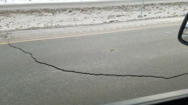 Steve Gregory on the road in Alaska