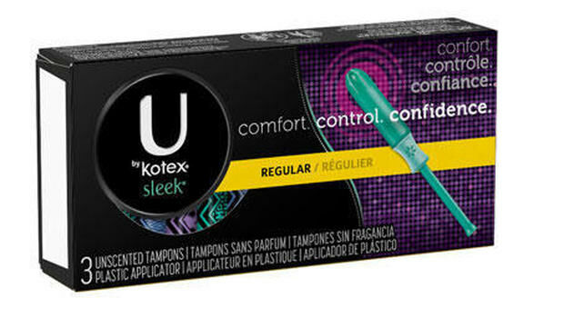 kotex tampons recalled