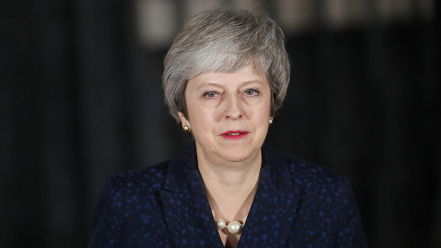Prime Minister Theresa May makes a statement in 10 Downing Street, London, after she survived an attempt by Tory MPs to oust her as party leader with a vote of no confidence.