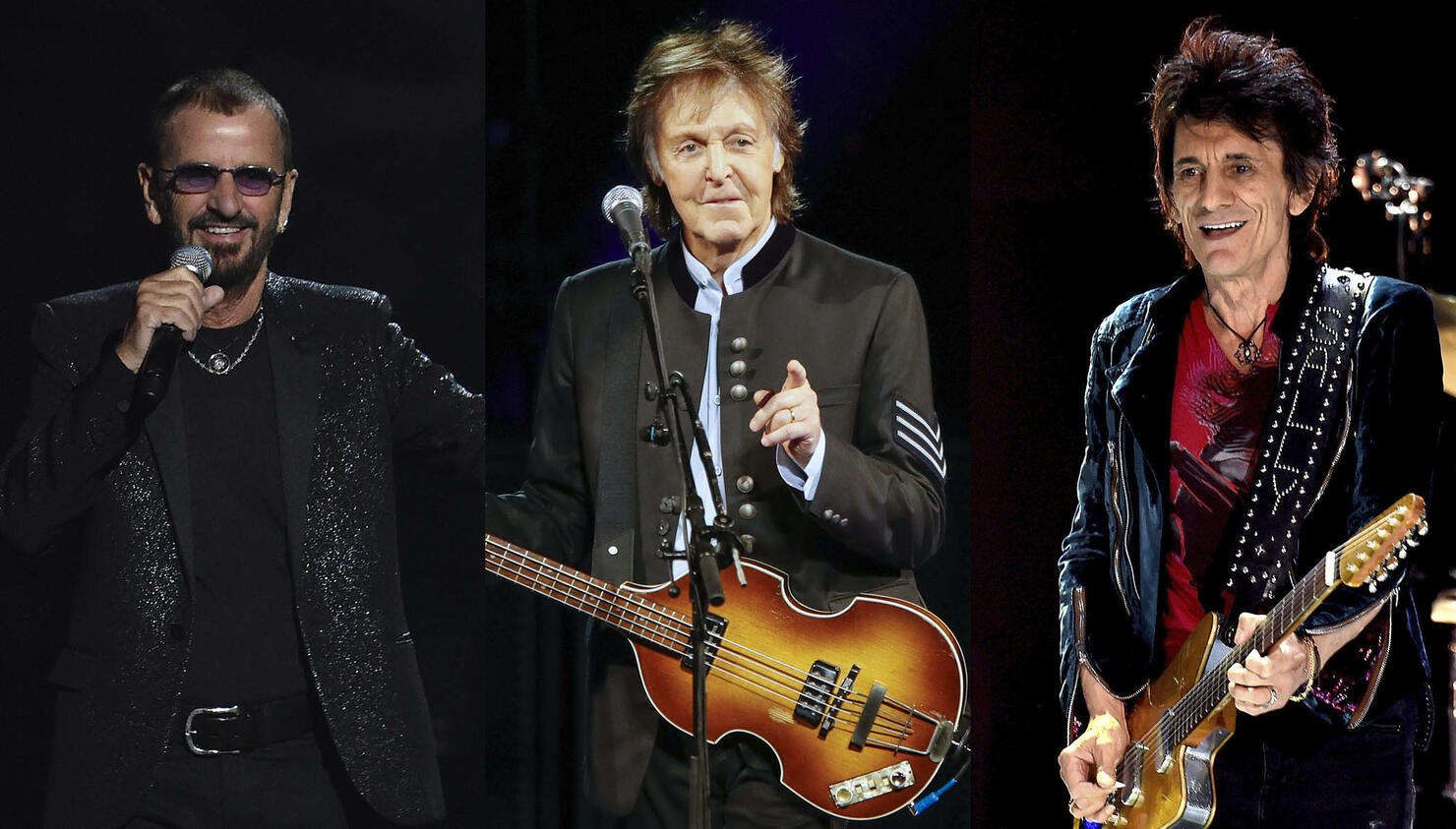 Paul McCartney, Ringo Starr, Ronnie Wood Perform The Beatles' "Get Back"