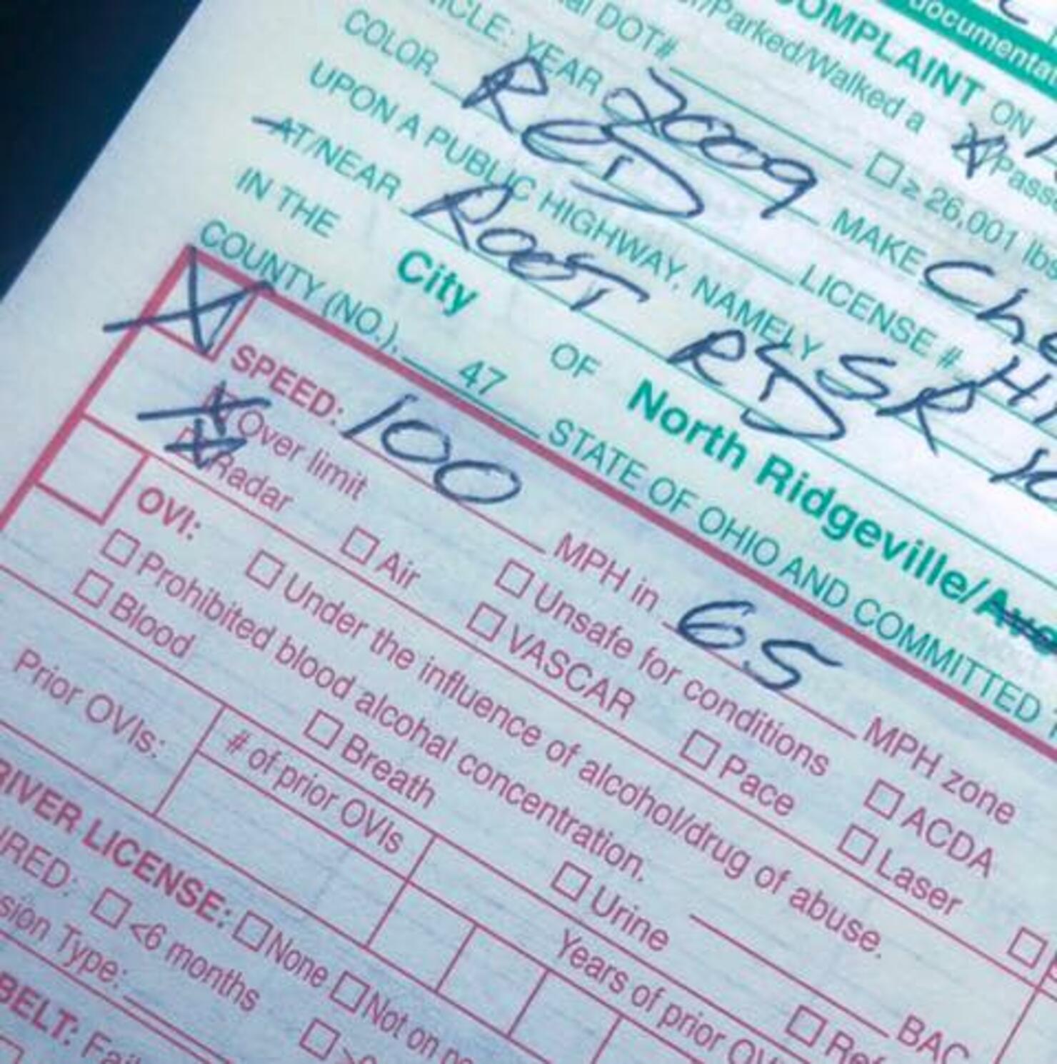 Officer's emotional note to speeding teenager goes viral