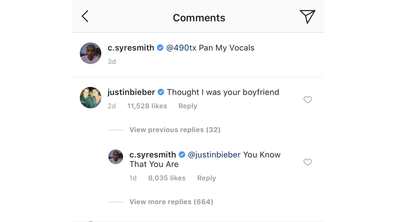 Justin Bieber jokes that he's Jaden Smith's 'boyfriend' in playful Instagram  comment