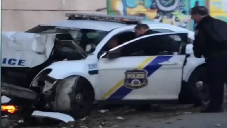 Police Officer Pulled From Cruiser Moments Before It Burst Into Flames ...