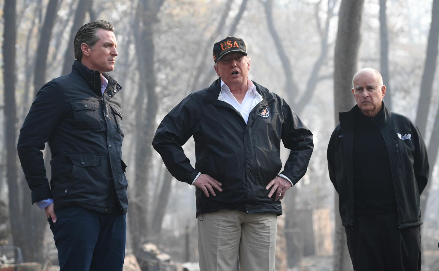 Trump says he will withhold aid from California for wildfires