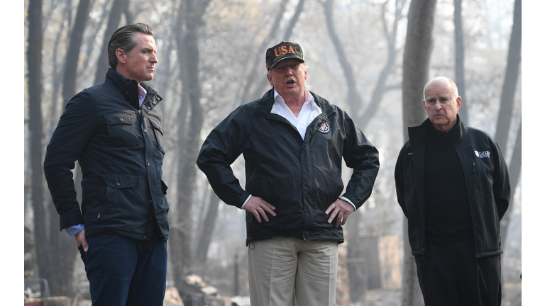 Trump says he will withhold aid from California for wildfires