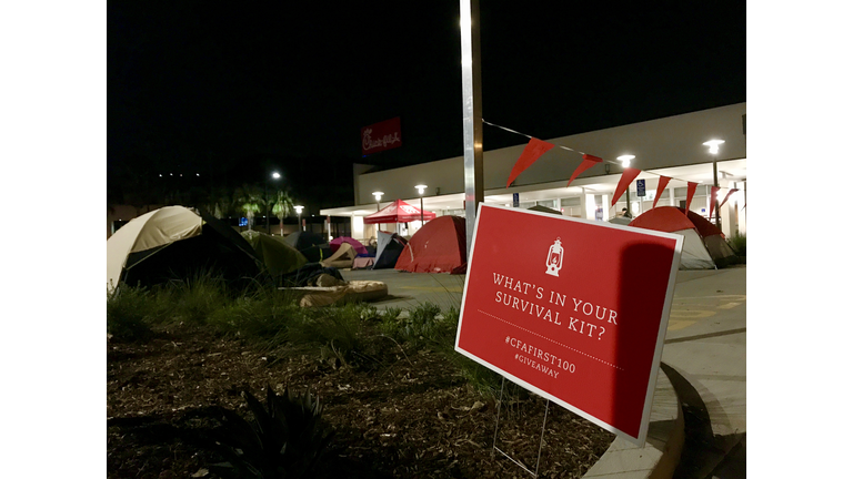 Chick-fil-a grand opening in Burbank