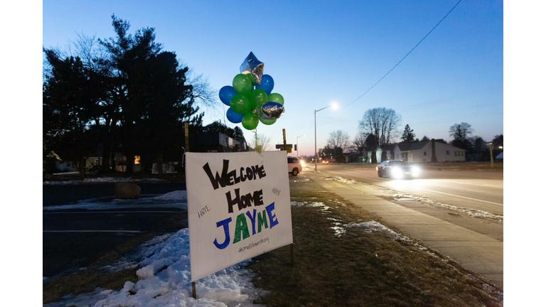 Jayme Closs welcomed home