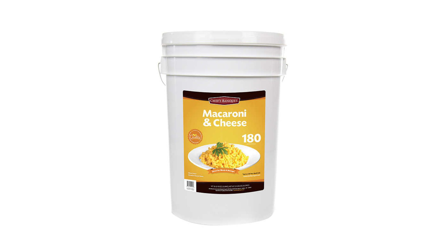 Costco selling 27 pounds of mac and cheese
