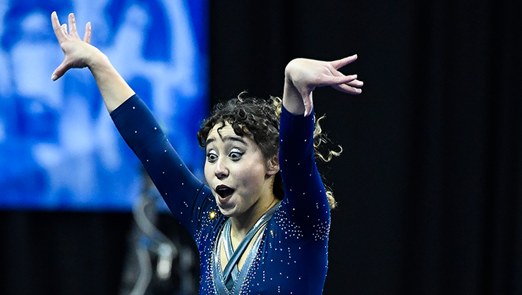Gymnast Going Viral For Flawless Routine Has Amazing Life Story