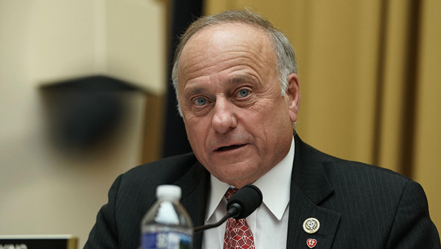U.S. Rep. Steve King (R-IA) speaks during a hearing where Google CEO Sundar Pichai testifies before the House Judiciary Committee at the Rayburn House Office Building 