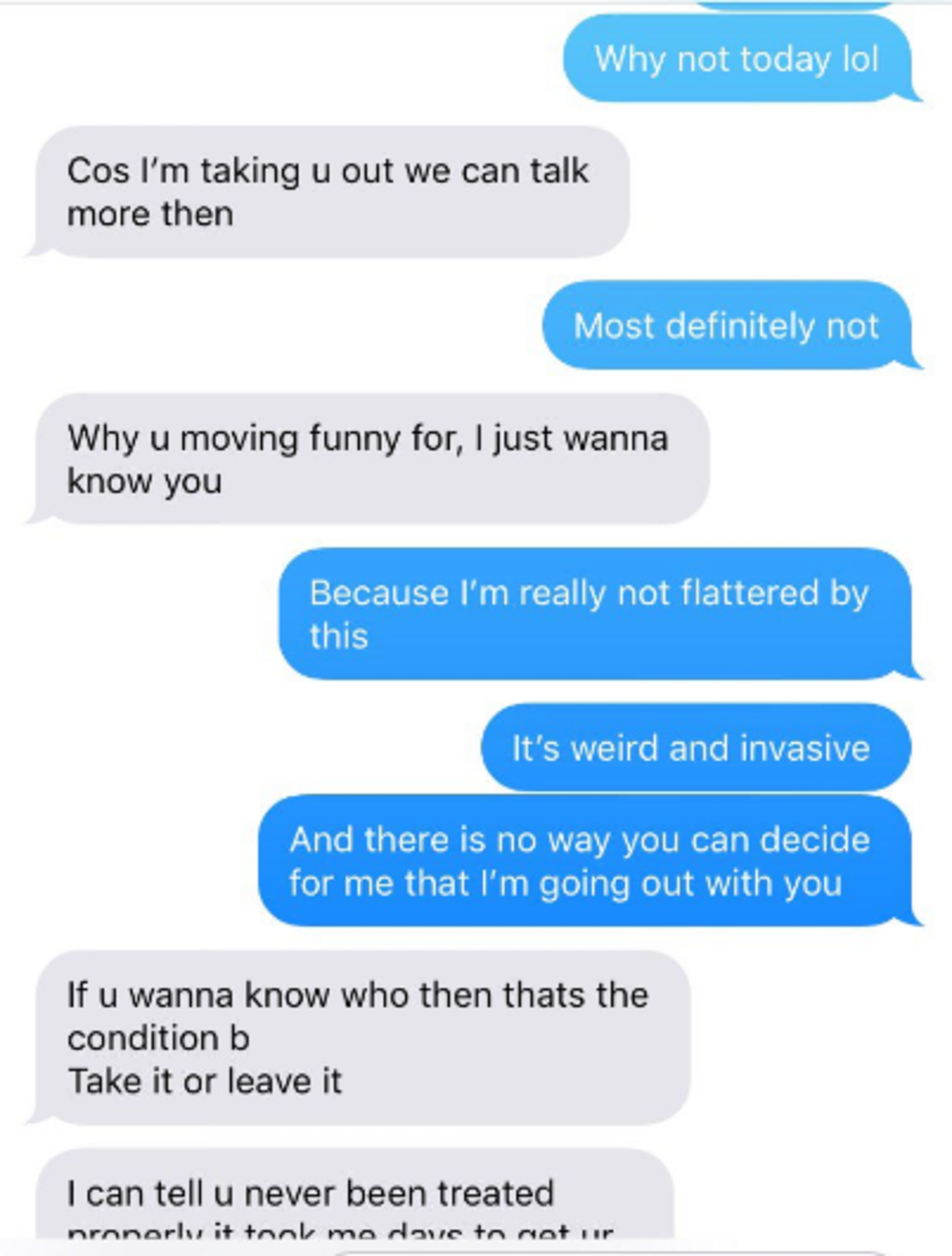 Woman Shares Creepy Texts From Stalkerish Guy She Briefly Spoke To On Train Iheart