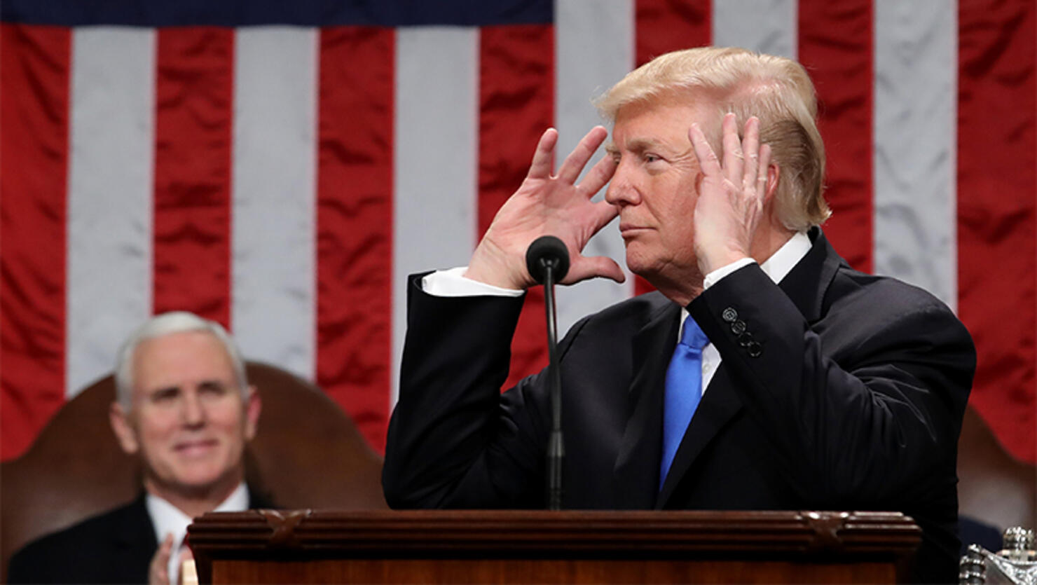 U.S. President Donald J. Trump delivers the State of the Union address in the chamber of the U.S. House of Representatives 