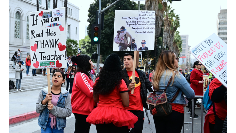 Talks to End LAUSD Teachers Strike Continue Into Night