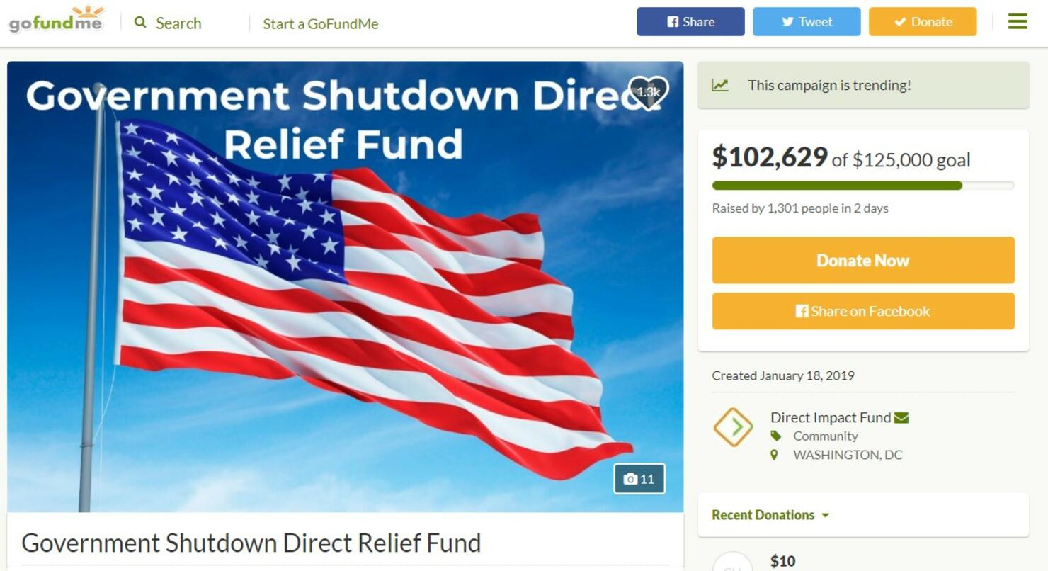 Government Shutdown Direct Relief Fund