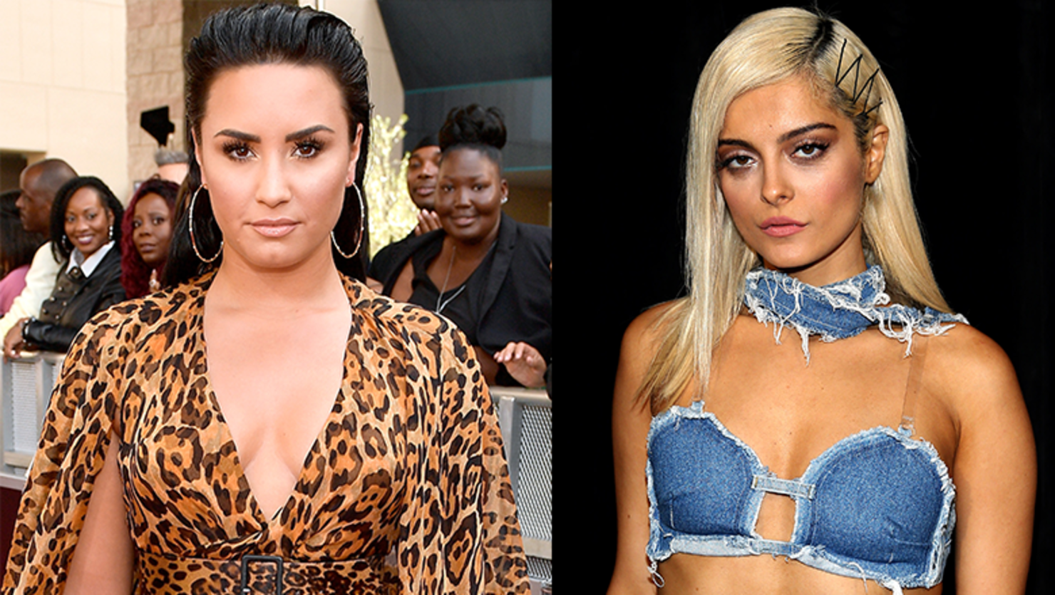 Demi Lovato Praises Bebe Rexha For Calling Out Designers Over Grammys Dress Iheartradio