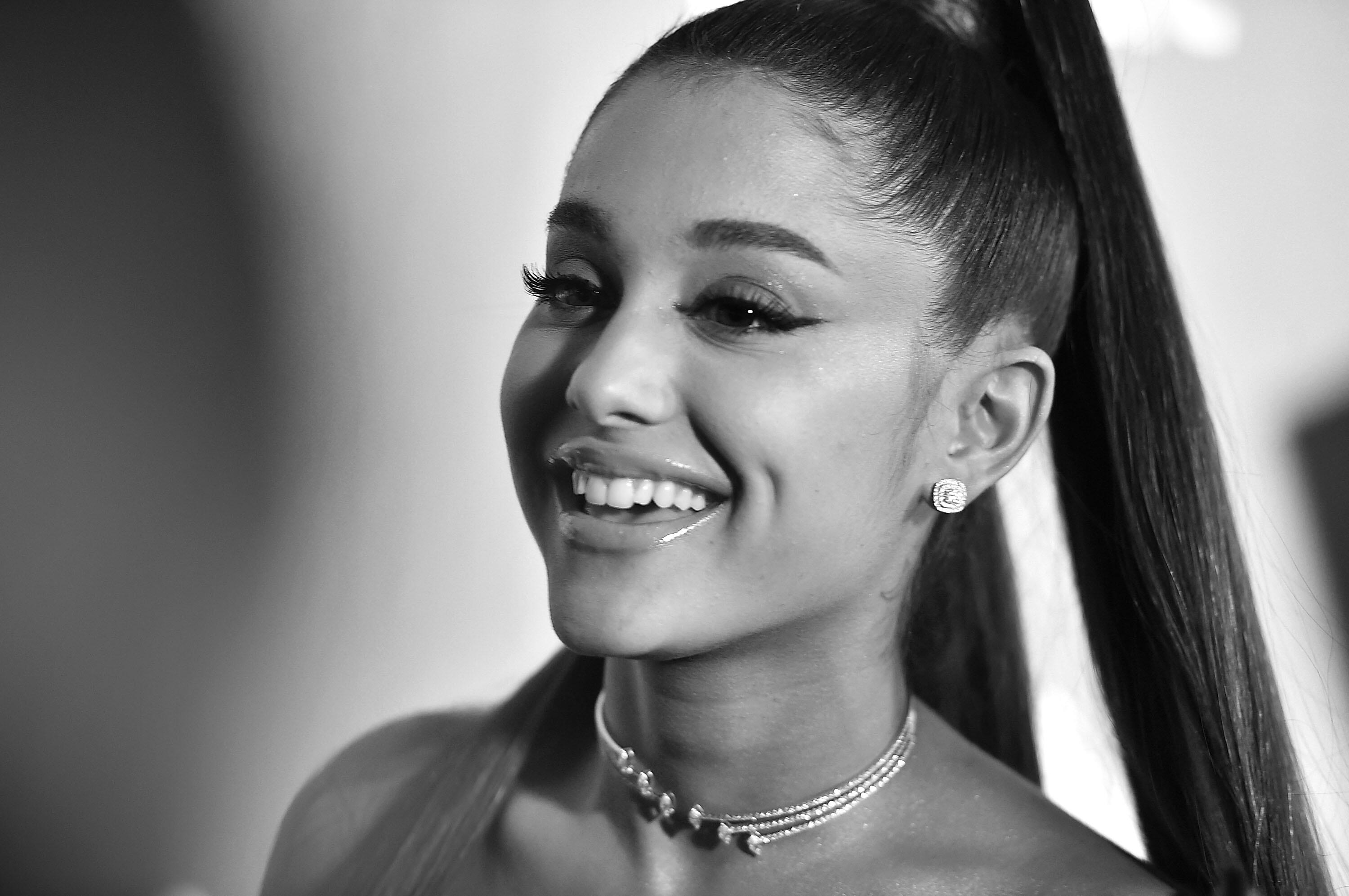 Black And White Ariana Grande