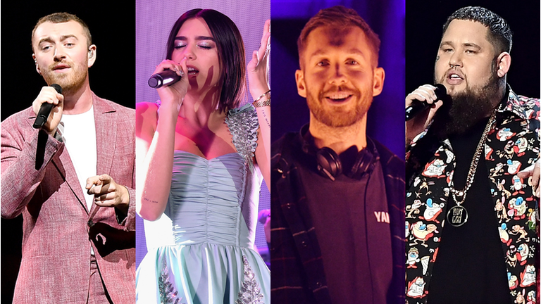 Brits 2019: Sam Smith, Dua Lipa, Calvin Harris & Rag'n'Bone Man To Perform