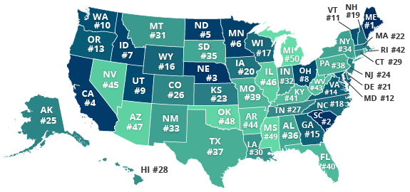 Worst Drivers In America STATE BY STATE MAP | IHeart