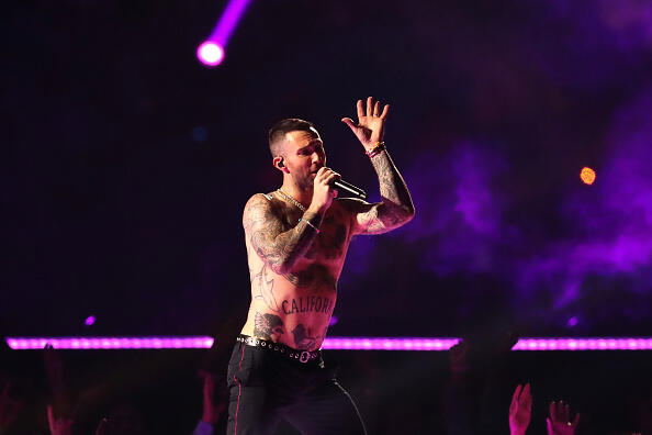 People Are Getting "Nippy" About Adam Levine's Super Bowl Nipples Display  - Thumbnail Image