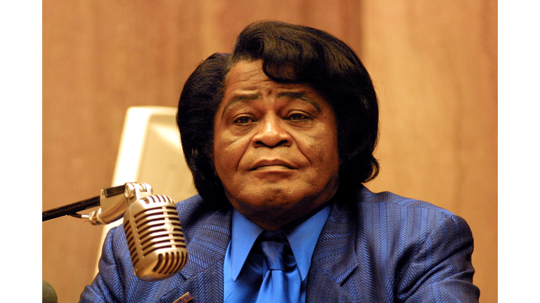 Singer James Brown In Court 400609 01: Singer James Brown testifies in Los Angeles Superior Court during court proceedings involving a lawsuit against the singer and his former company James Brown Enterprises West for sexual harassment and wrongful termination by a former employee Lisa Ross Agabalaya February 5, 2002 in Los Angeles, CA. Brown's current company, the New James Brown Enterprises, is not involved in the lawsuit. (Photo by Frederick M. Brown/Getty Images)