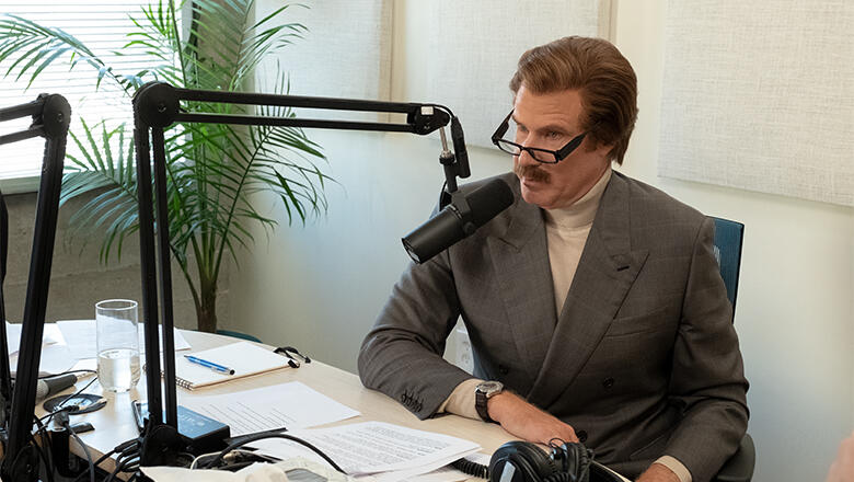Ron Burgundy Learns How To Meditate with Deepak Chopra on Podcast - Thumbnail Image