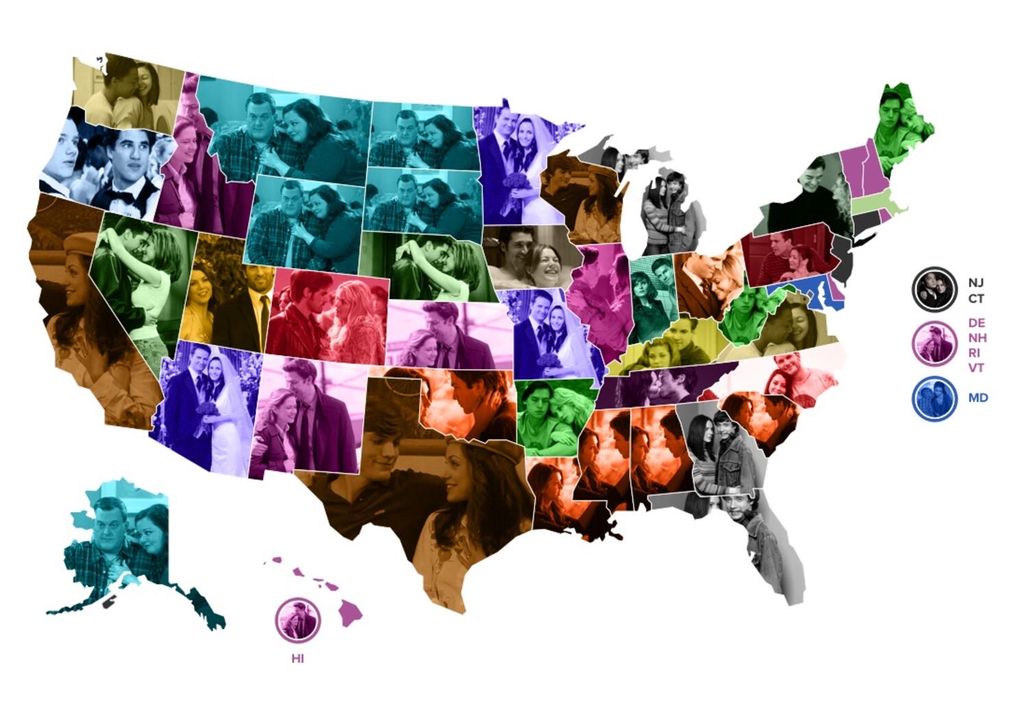 These Are The Most Loved TV Couples In Every State iHeart