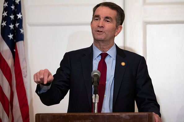 VA Governor Northam Holds Press Conference To Address Racist Yearbook Photo RICHMOND, VA - FEBRUARY 02: Virginia Governor Ralph Northam speaks with reporters at a press conference at the Governor's mansion on February 2, 2019 in Richmond, Virginia. Northam denies allegations that he is pictured in a yearbook photo wearing racist attire. (Photo by Alex Edelman/Getty Images)