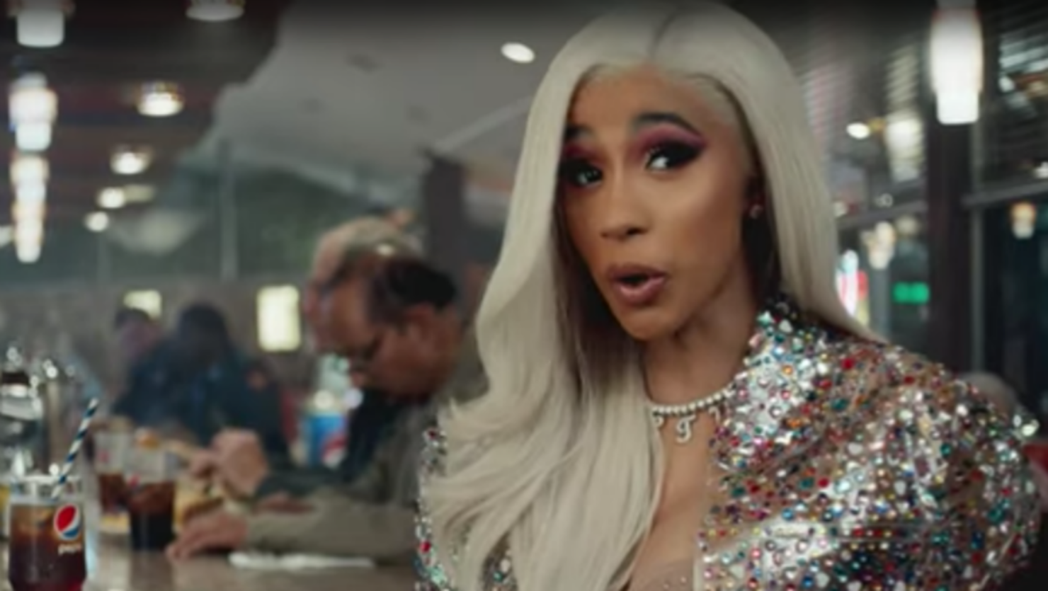 Cardi b pepsi sales comercial