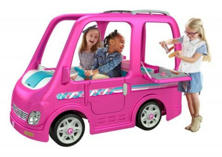 barbie motorized van