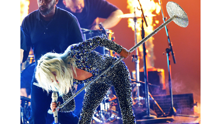 Lady Gaga performs at the 2019 Grammys