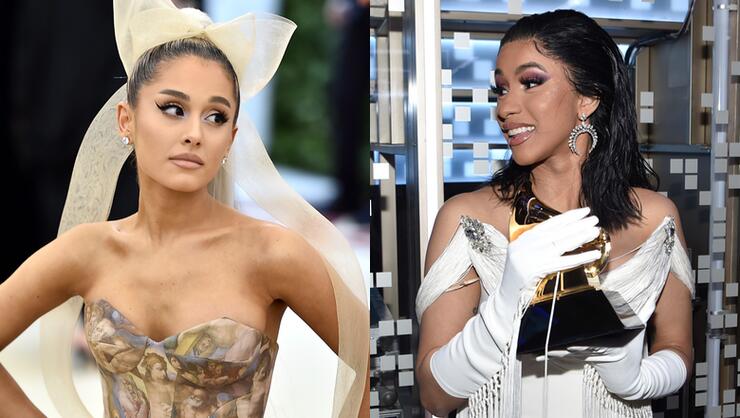 Ariana Grande Reacts To Cardi Bs Grammy Win Over Mac Miller