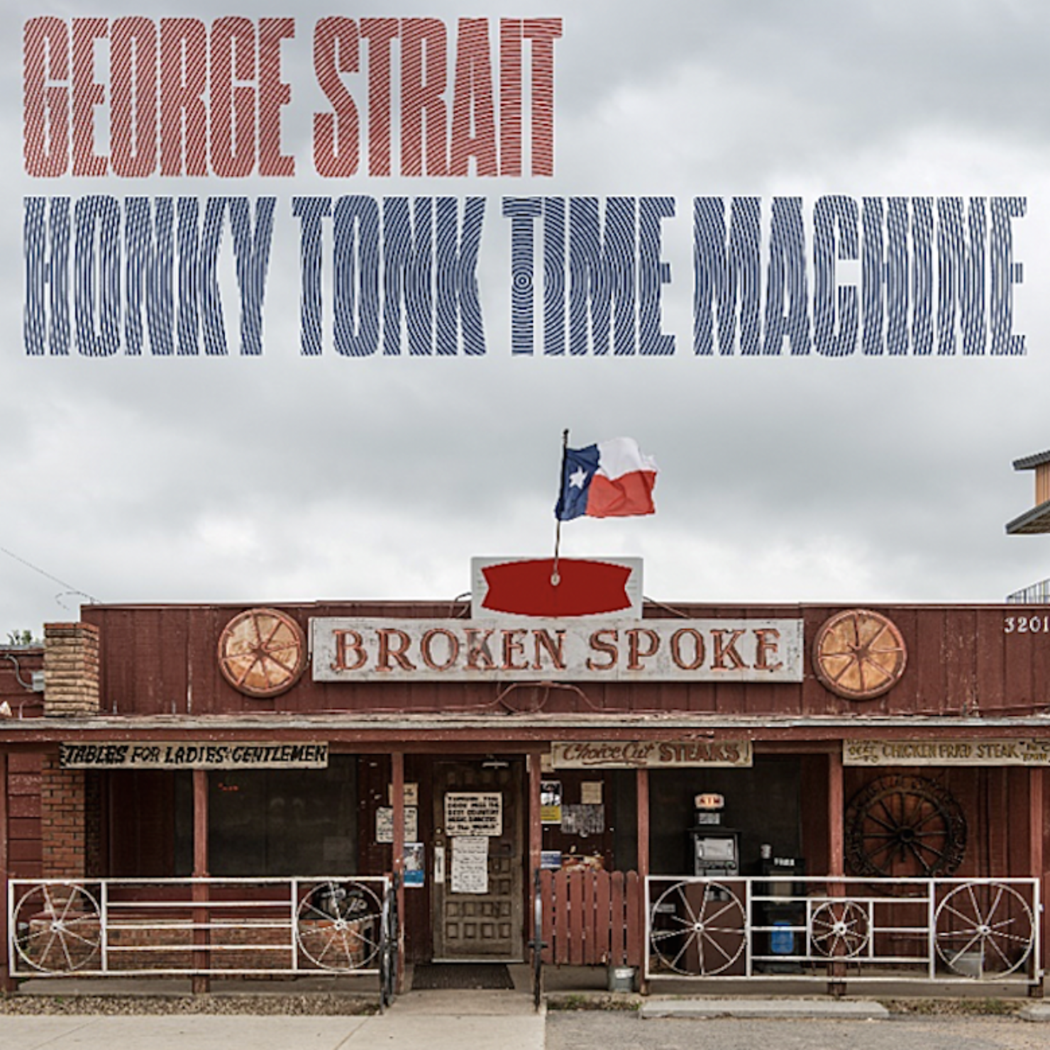 George Strait - 'Honky Tonk Time Machine' Album Cover Art