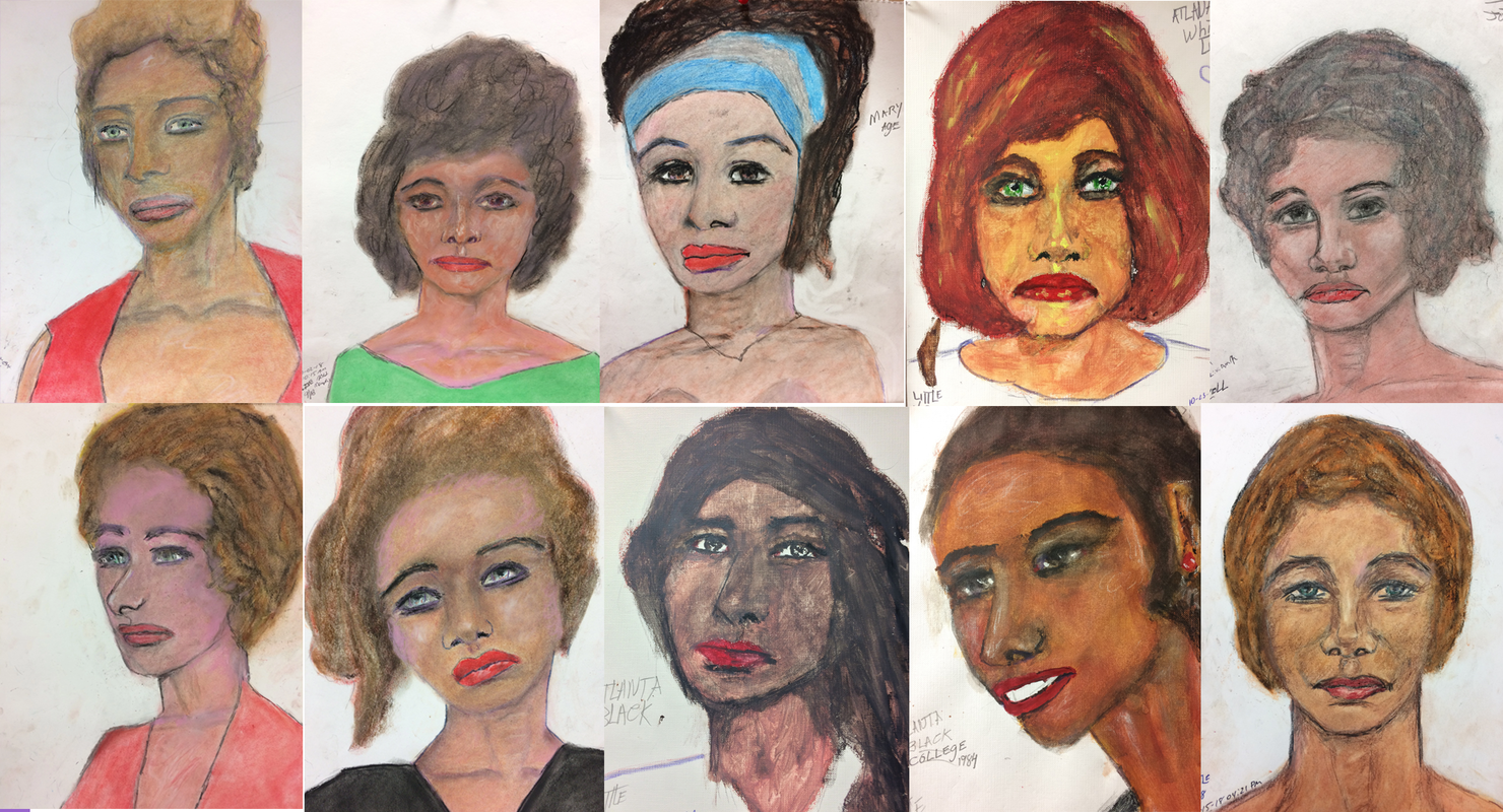 FBI releases portraits a serial killer drew of his victims in hopes they might be identified.