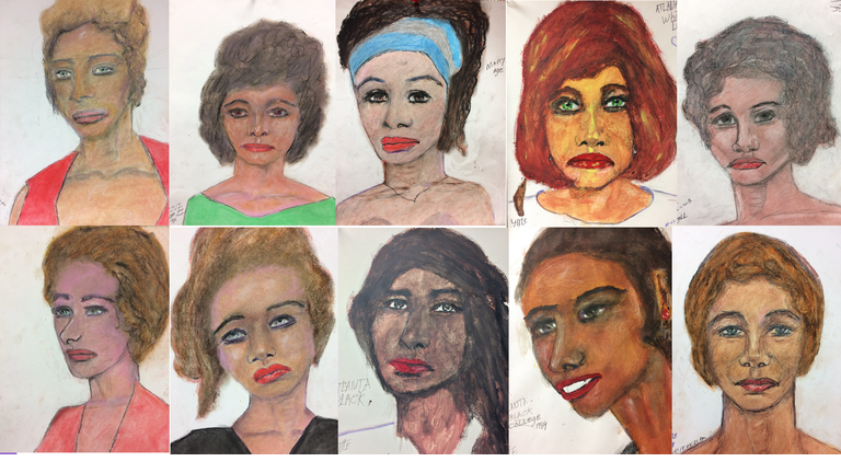 FBI releases portraits a serial killer drew of his victims in hopes they might be identified.