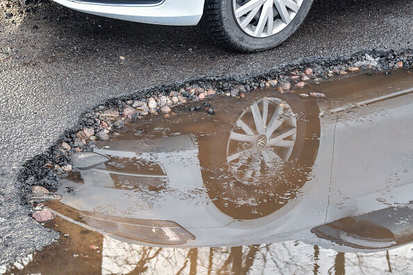 1500 new potholes in San Diego this month