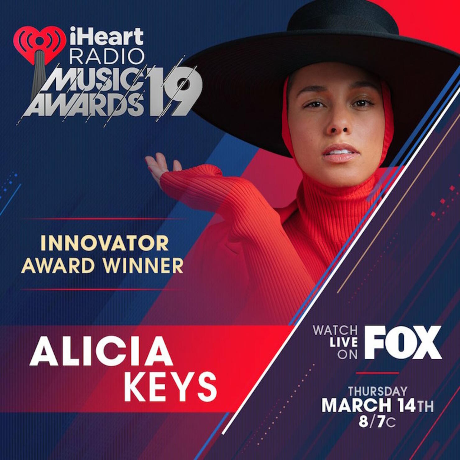Alicia Keys 2019 iHeartRadio Music Awards