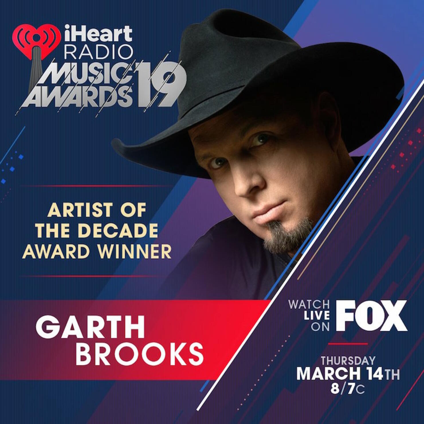 Garth Brooks 2019 iHeartRadio Music Awards