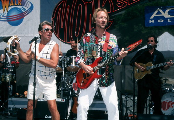 Bandmate Davy Jones with Peter Tork