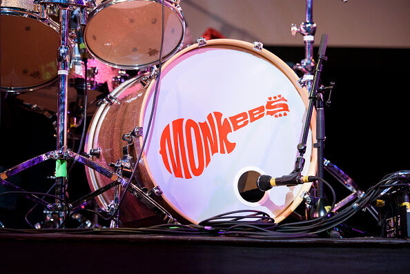 The drum set of Mickey Dolenz. 