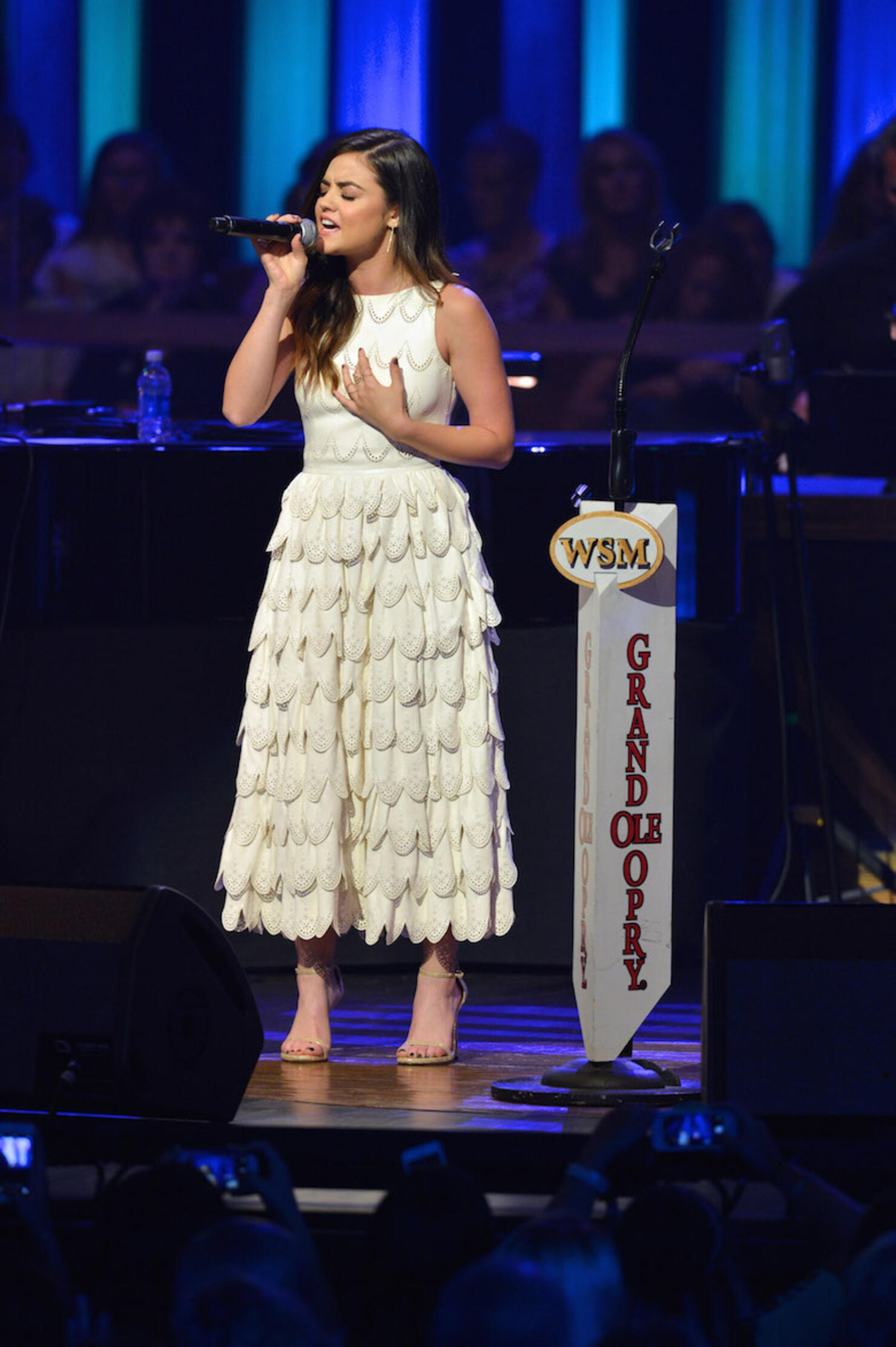 Lucy Hale performs at the Grand Ole Opry