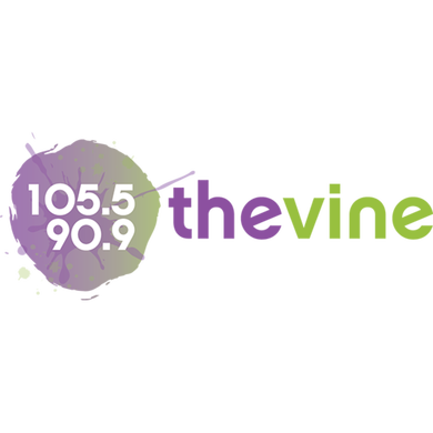 90.9 / 105.5 The Vine logo