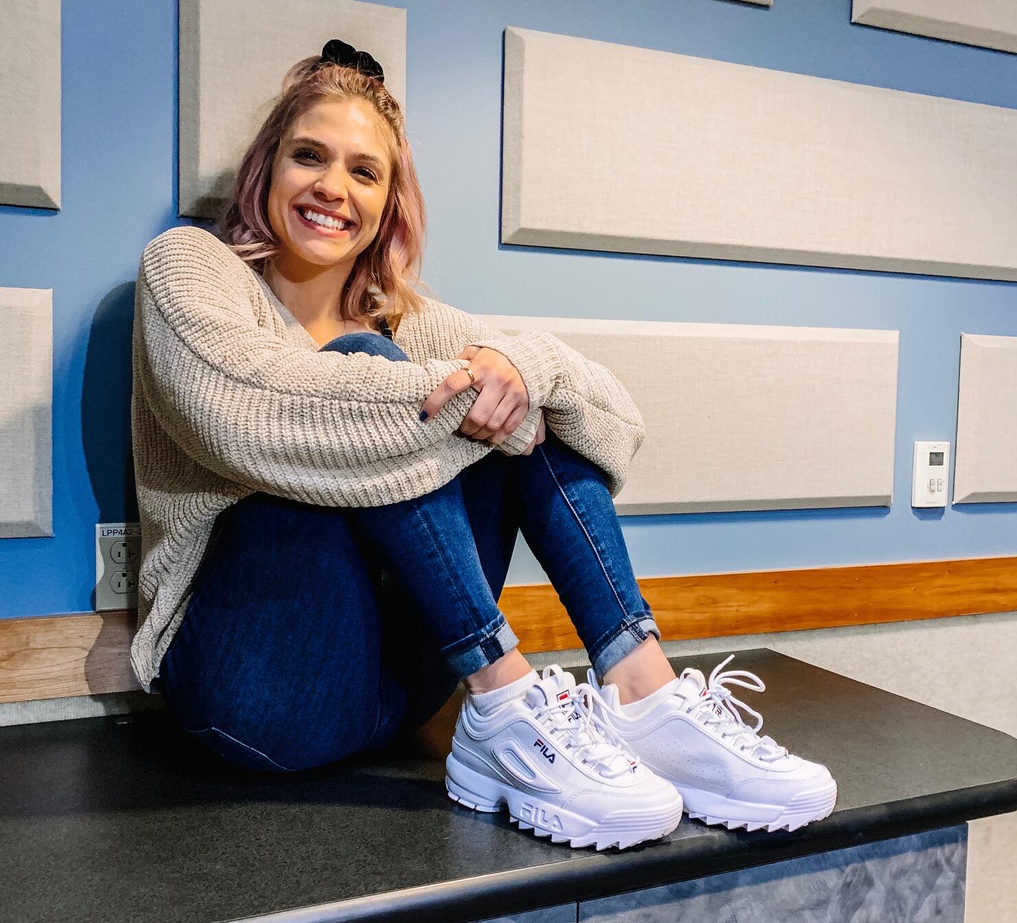 Fila disruptor 2 deals womens on feet