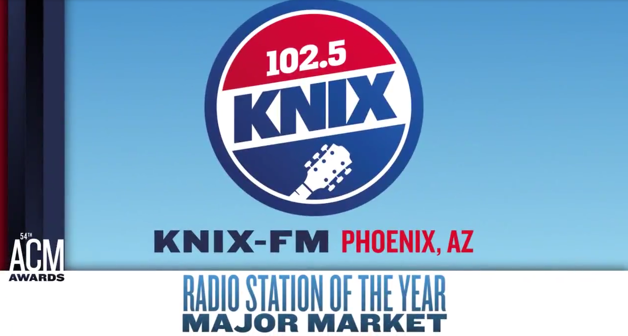 102.5 KNIX Wins ACM Award For Major Market Radio Station Of The Year