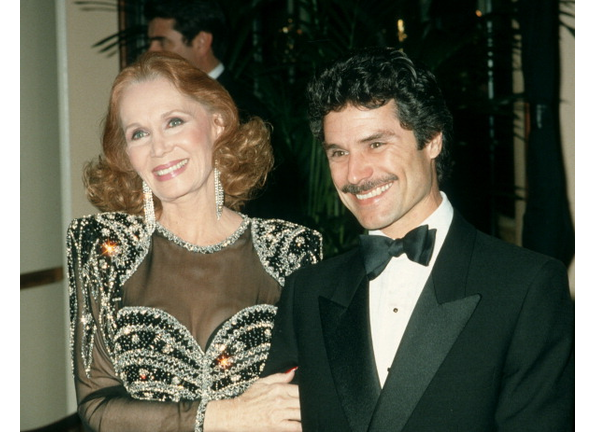 Katherine Helmond with her husband in 1977.