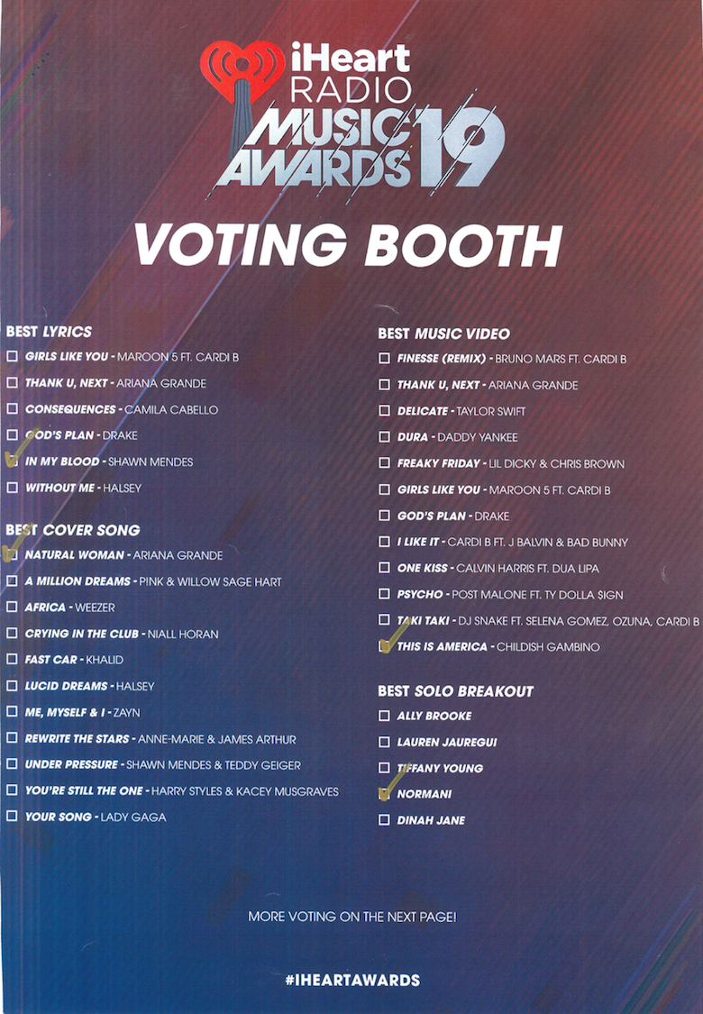 Cabina electoral John Legend