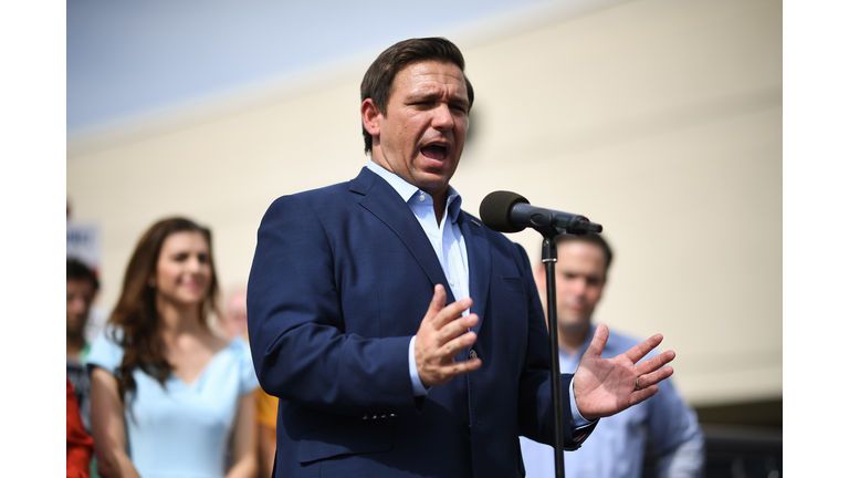 Florida Gubernatorial Candidate Ron DeSantis Campaigns With Sen. Marco Rubo